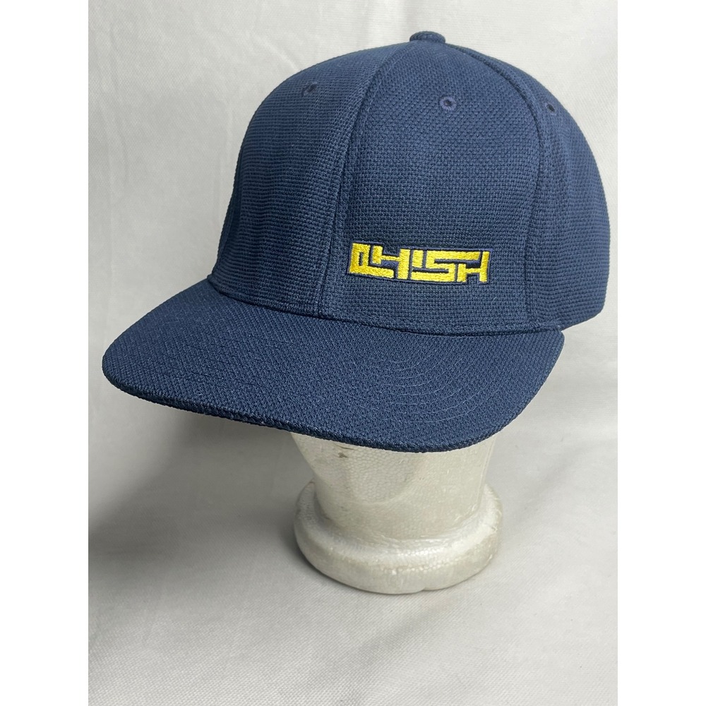 Vintage Phish Waffle Weave Hat UltraFit Size Large Navy Blue Embroidered Logo